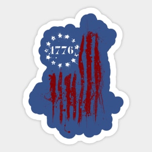 Betsy Ross 1776 American Flag Sticker